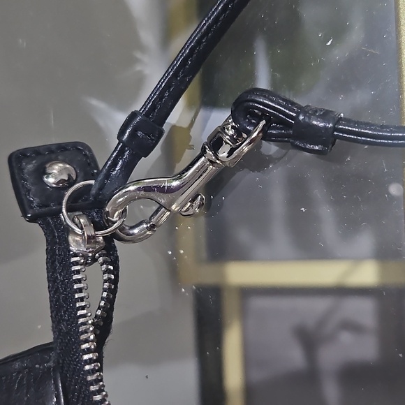 Coach Black Leather Wristlet - Picture 5 of 5